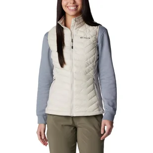 Kamizelka turystyczna damska Columbia Powder Pass Vest - Kurtki i kamizelki sportowe damskie - miniaturka - grafika 1