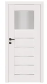 Drzwi wewnętrzne - Dre Drzwi Wewnętrzne Z Szybą Premium 9 Okleina Biała Mat - miniaturka - grafika 1