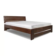 Łóżka - Łóżko HALDEN EKODOM drewniane : Rozmiar - 100x200, Szuflada - 1/2 długości łóżka, Kolor wybarwienia - Dąb rustykalny - miniaturka - grafika 1