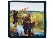 Krawaty i muchy męskie - Poszetka z reprodukcją obrazu E176 - miniaturka - grafika 1