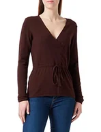 Swetry damskie - ICHI Sweter damski IHKAVA LS10, 1909151/Coffee Bean Melange, S - miniaturka - grafika 1