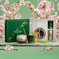 Herbata - Zestaw Matchy Finest w puszce 40g z czarką Shizuku - miniaturka - grafika 1