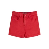 Kombinezony dla dzieci - Spodenki dla dziewczynki Guess Bull Denim krótkie jeansowe czerwone-164 - miniaturka - grafika 1