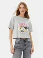 Koszulki i topy damskie - ONLY T-Shirt Mickey Minnie 15348126 Szary Regular Fit - miniaturka - grafika 1