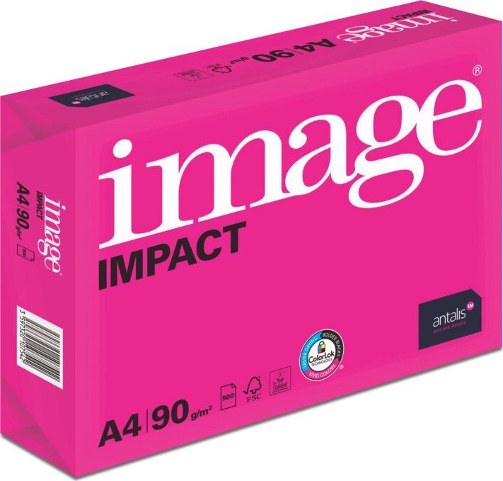 GEDEON Kopipapir Image Impact 90g A4 500ark/pak - 500 ark pr. pakke