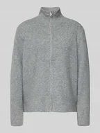 Swetry damskie - Kurtka z dzianiny o kroju regular fit ze stójką model 'IHDUCIE’ - miniaturka - grafika 1