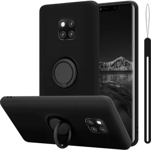 Cadorabo pokrowiec ochronny na Huawei MATE 20 PRO w kolorze czarnym etui na telefon komórkowy pokrowiec z TPU - Etui i futerały do telefonów - miniaturka - grafika 1