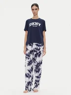Piżamy damskie - DKNY Piżama YI70052 Granatowy Regular Fit - miniaturka - grafika 1