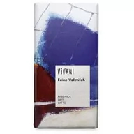 Zdrowa żywność - Vivani CZEKOLADA MLECZNA BIO 100 g - miniaturka - grafika 1