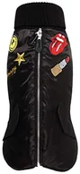 Płaszcze damskie - Wouapy 727334 płaszcz dla psa Bomber Stone, rozmiar 34, czarny - miniaturka - grafika 1
