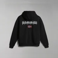 Bluzy męskie - Męska Bluza NAPAPIJRI B-AYAS FZH 1 BLACK 041 NP0A4GJB0411 – Czarny - miniaturka - grafika 1