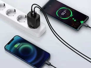 Ładowarka sieciowa Baseus USB PD QC 3.0 20W Black - Ładowarki do telefonów - miniaturka - grafika 7