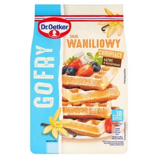 Dr. Oetker Gofry smak waniliowy 320 g - Dodatki do ciast w proszku - miniaturka - grafika 1