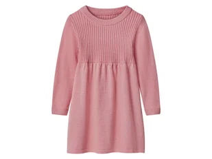 lupilu® Sukienka dziecięca z wełny merino (Różowy, 98/104) - Sukienki i spódniczki dla dziewczynek lupilu® Sukienka dziecięca z wełny merino (Różowy, 98/104) - Sukienki i spódniczki dla dziewczynek - miniaturka - grafika 1