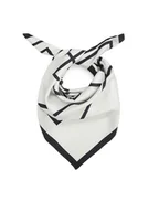Moda i Uroda OUTLET - Jedwabna apaszka w geometryczne wzory - miniaturka - grafika 1