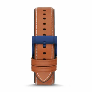 Brązowy pasek Fossil 22 mm Grant FS5151  | OFICJALNY SKLEP | RATY 0% • Zapłać później PayPo • GRATIS WYSYŁKA ZWROT DO 365DNI - Akcesoria do zegarków - miniaturka - grafika 1