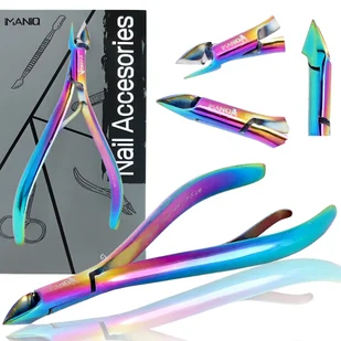 Cążki do skórek paznokci obcinaczki nożyczki kosmetyczne manicure gabinet SPA wielokolorowe - Akcesoria do paznokci - miniaturka - grafika 1