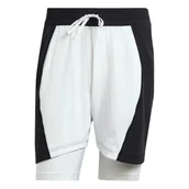 Spodenki męskie - Spodenki męskie adidas  Short & Tight Set White L - miniaturka - grafika 1