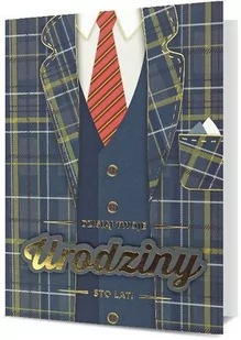 Kartka urodzinowa dla eleganckiego Mężczyzny H2495 - Kartki okolicznościowe i zaproszenia - miniaturka - grafika 1