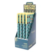 Długopisy - Długopis z zatyczką Fashion Koty niebieski (20szt) - Titanum - miniaturka - grafika 1