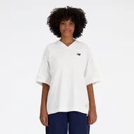 Koszulki i topy damskie - Koszulka damska New Balance WT41512SST  biała - miniaturka - grafika 1
