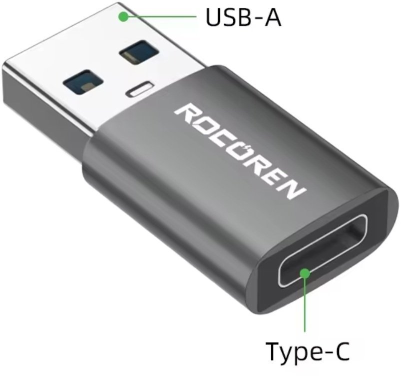 Adapter USB Evelatus Adapter USB-A OTG do USB-C 3.0 5 Gb/s