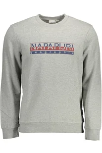BLUZA NAPAPIJRI BEZ ZAMKA MĘSKA SZARA - Bluzy męskie - miniaturka - grafika 1