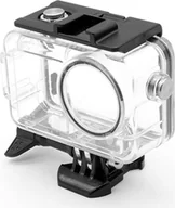Akcesoria do kamer sportowych - Wodoodporna obudowa kamery sportowej do DJI Osmo Action 3/4, wodoodporność IP68, wysoka przepuszczalność światła, stal nierdzewna PC 316, szkło hartowane, pyłoszczelność, odporność na upadki, odporność na ciśnienie, obsługa 60 m pod wodą - miniaturka - grafika 1