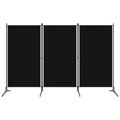 Parawany - Parawan 3-panelowy, czarny, 260 x 180 cm - miniaturka - grafika 1