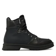 Botki męskie - Trzewiki Tommy Hilfiger Hilfiger Warm Cordura Mix Boot FM0FM05180 Czarny - miniaturka - grafika 1