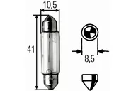 Żarówki samochodowe - Hella Żarówka, lampa tylna 8GM 002 091-131 - miniaturka - grafika 1