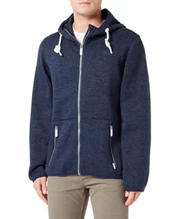 BRAELYN Męska kurtka polarowa Altiplano, granatowy melanż, S - Kurtki męskie - miniaturka - grafika 1