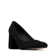 Półbuty damskie - Laina 85 Court [black suede] - rozmiar 39 - miniaturka - grafika 1