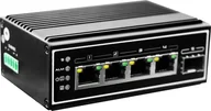 Pozostałe akcesoria sieciowe - LevelOne IGP-0502 łącza sieciowe Nie zarządzany Gigabit Ethernet (10/100/1000) Obsługa PoE Czarny - miniaturka - grafika 1