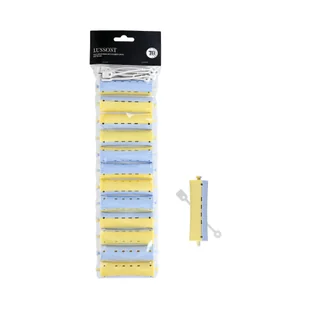 LUSSONI Wałki do trwałej ondulacji na zimno, 22x91mm, 12 szt. - Wałki do włosów - miniaturka - grafika 1