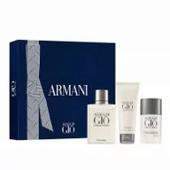 Zestawy perfum damskich - Giorgio Armani Acqua di Gi Homme Zestaw Woda toaletowa Acqua di Gi Pour Homme 100 ml + Dezodorant 75 ml + Balsam po goleniu 75 ml - miniaturka - grafika 1