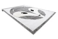 Dywany dla dzieci - Dywan dziecięcy JOY Fox lisek, dla dzieci - Strukturalny, dwa poziomy runa / krem szary 160x220 cm - miniaturka - grafika 1