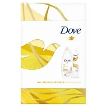 Dove XMASS - Zestaw Yellow (Body Lotion 250ml + Żel pod prysznic Silk 250ml) - Zestawy kosmetyków damskich - miniaturka - grafika 2