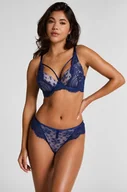 Majtki damskie - Hunkemöller Lou Brazilian Niebieski - miniaturka - grafika 1