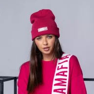 Czapki damskie - Czapka damska LABELLAMAFIA  BEANIE TRICOT - miniaturka - grafika 1
