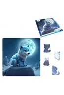 Puzzle - Baby Amarok, Puzzle drewniane dla dzieci, 30 elementów - miniaturka - grafika 1