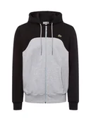 Swetry męskie - Lacoste Męski sweter z kapturem Mężczyźni Bawełna wielokolorowy|czarny|szary wzorzysty, 3 - miniaturka - grafika 1