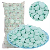 Dodatki do ciast w proszku - Posypka na tort bezy beziki cukrowe niebieskie ozdoby dekoracje 500g 195szt - miniaturka - grafika 1