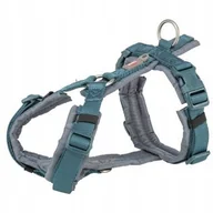Szelki dla psów - Premium trekking, szelki, dla psa, petrol/grafit, S: 36�44 cm/15 mm - miniaturka - grafika 1