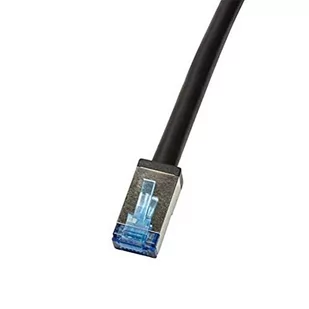 LogiLink Patchcord CQ7123S Cat.6A S/FTP PVC+PE 30m czarny - Patchcordy - miniaturka - grafika 1