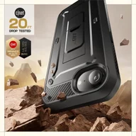 Etui i futerały do telefonów - Etui Supcase Unicorn Beetle Pro iPhone 16e Black z klipsem - miniaturka - grafika 1