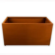 Donice - Podwyższona donica do roślin Köhko® (z płytą podstawy) wykonana ze stali corten Podłoże do ziół TROG 150x50x40 cm...... - miniaturka - grafika 1