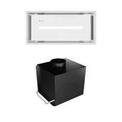 Okapy kuchenne - Globalo Saredo 60.1 White + Turbina TW 1.2 - miniaturka - grafika 1