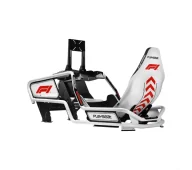 Fotele gamingowe - Playseat® Formula Intelligence F1 Edition do 130kg Czarno-biały - miniaturka - grafika 1