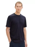 Koszulki męskie - TOM TAILOR T-shirt męski, 32455 - Sky Captain Blue Line Design, 3XL - miniaturka - grafika 1